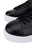 Tamer Tanca Erkek  Hakiki Deri Siyah Sneakers & Spor Ayakkabı 1166 25501 ERK AYK SK25-26 SIYAH