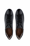 Tamer Tanca Erkek  Hakiki Deri Siyah Sneakers & Spor Ayakkabı 1166 25501 ERK AYK SK25-26 SIYAH