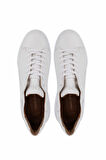 Tamer Tanca Erkek Hakiki Deri Beyaz Sneakers & Spor Ayakkabı 1166 25501 ERK AYK SK25-26 BEYAZ