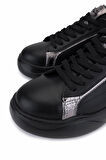 Tamer Tanca Kadın Suni Deri Siyah/Antrasit Sneakers & Spor Ayakkabı 1009 2200 BN AYK SK25-26 SIYAH/ANTRASIT