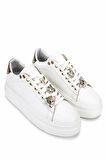 Tamer Tanca Kadın Suni Deri Beyaz Sneakers & Spor Ayakkabı 1009 2210 BN AYK SK25-26 BEYAZ ANL