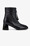 Valmenti Kadın Hakiki Deri Siyah Topuklu Bot 1167 4010 BN BOT SK25-26 SIYAH DR