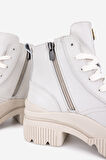 Valmenti Kadın Hakiki Deri Kırık Beyaz Casual Bot 154 5989 BN BOT SK25-26 OFF WHITE FLTR