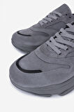 Valmenti Kadın Hakiki Deri Gri Sneakers & Spor Ayakkabı 154 3396 BN AYK SK25-26 GRI SUET/SYH DR