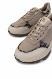 Tamer Tanca Kadın Hakiki Deri Bej Süet Sneakers & Spor Ayakkabı 154 3382 BN AYK SK25-26 BEJ SUET