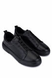 Tamer Tanca Erkek Hakiki Deri Siyah Sneakers & Spor Ayakkabı 965 2526 ERK AYK Y25 SIYAH FLTR/SYH