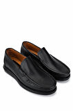 Tamer Tanca Erkek Hakiki Deri Siyah Loafer Ayakkabı 478 A14801 ERK AYK SK25-26 SIYAH