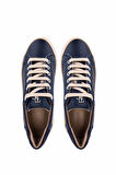 Tamer Tanca Kadın Hakiki Deri Lacivert Sneakers & Spor Ayakkabı 1116 5022-09 BN AYK SK25-26 LACI FLTR
