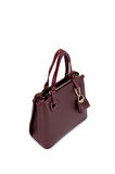 Tamer Tanca Kadın Suni Deri Bordo Omuz Çanta 921 27147 BN CNT SK25-26 BORDO