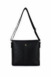 Tamer Tanca Kadın Suni Deri Siyah Postacı Çanta 743 2343 BN CNT SK25-26 SYH MNG/SYH FLTR