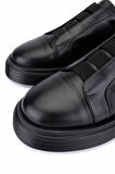 Tamer Tanca Erkek Hakiki Deri Siyah Sneakers & Spor Ayakkabı 966 A702 ERK AYK SK25-26 SIYAH