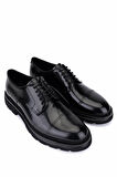 Tamer Tanca Erkek Hakiki Deri Siyah Açma Klasik Ayakkabı 205 6155 ERK AYK SK25-26 SIYAH ACMA