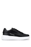 Mario Valentino Erkek Hakiki Deri Siyah/Beyaz Sneakers & Spor Ayakkabı 1040 95J2302 ERK AYK SK25-26 NERO/BIANCO