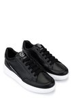 Mario Valentino Erkek Hakiki Deri Siyah/Beyaz Sneakers & Spor Ayakkabı 1040 95J2302 ERK AYK SK25-26 NERO/BIANCO