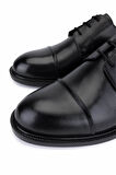 Tamer Tanca Erkek Hakiki Deri Siyah Klasik Ayakkabı 424 103 ERK AYK SK25-26 SIYAH