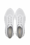 Tamer Tanca Erkek Hakiki Beyaz Deri Sneakers & Spor Ayakkabı 771 8588 ERK AYK Y26 BYZ ALK/BYZ CRC