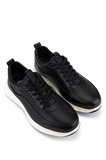 Tamer Tanca Erkek Hakiki Deri Siyah Sneakers & Spor Ayakkabı 298 3491-2591 ERK AYK Y26 SIYAH ATLAS BSK