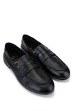 Alexander Hotto Erkek Hakiki Deri Siyah Loafer Ayakkabı 1045 69028 ERK AYK Y26 NERO