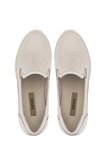 Tamer Tanca Kadın Hakiki Deri Krem Sneakers & Spor Ayakkabı 298 3200 BN AYK Y26 KREMA PEN