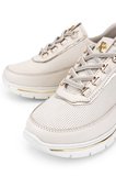 Tamer Tanca Hakiki Deri Kadın Siyah Sneakers & Spor Ayakkabı 298 3220 BN AYK Y26 KREMA/KREMA BSK