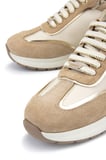 Tamer Tanca Kadın Hakiki Deri Pudra Sneakers & Spor Ayakkabı 298 7095 BN AYK Y26 PDR SUET/BEJ/GOLD