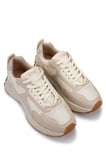 Tamer Tanca Kadın Suni Deri/Tekstil Bej Sneakers & Spor Ayakkabı 936 83144 BN AYK Y26 BEJ