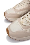 Tamer Tanca Kadın Suni Deri/Tekstil Bej Sneakers & Spor Ayakkabı 936 83144 BN AYK Y26 BEJ