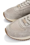 Tamer Tanca Kadın Hakiki Deri Bej Süet Sneakers & Spor Ayakkabı 154 7161 BN AYK Y26 BEJ SUET
