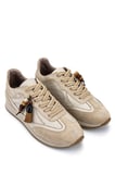 Tamer Tanca Kadın Hakiki Deri Bej Sneakers & Spor Ayakkabı 488 5022 BN AYK Y26 BEJ DR/BEJ SUET