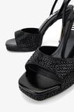 Valmenti Kadın Suni Deri Siyah Taşlı Night Shoes Ayakkabı 921 655 BN AYK Y26 SIYAH TASLI