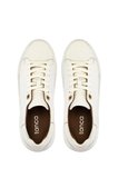 Tamer Tanca Kadın Hakiki Deri Bej Floter Sneakers & Spor Ayakkabı 1145 Z-2501 BN AYK Y26 BEJ FLTR