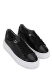 Tamer Tanca Kadın Hakiki Deri Siyah Floter Sneakers & Spor Ayakkabı 1145 Z-2501 BN AYK Y26 SIYAH FLTR