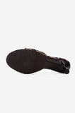 Valmenti Kadın Tekstil Leopar Topuklu Terlik 932 Y278 BN TRLK Y26 LEOPAR SATEN