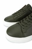 Tamer Tanca Erkek Hakiki Deri Haki Sneakers & Spor Ayakkabı 1212 2501 ERK AYK Y26 HAKI FLTR