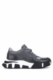 Tamer Tanca Erkek Hakiki Deri Gri Sneakers & Spor Ayakkabı 1145 12546-Y ERK AYK Y246 GRI PRST