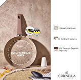 Cornella Cook 7 Parça Granit Tencere Seti Cappicino