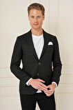 C 685 Slim Fit Siyah Spor Ceket