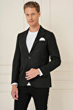 C 685 Slim Fit Siyah Spor Ceket