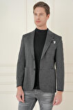 C 684 Slim Fit Siyah Spor Ceket