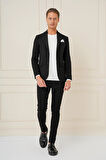C 686 Slim Fit Siyah Spor Ceket