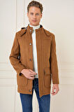 KA 083 Slim Fit Camel Spor Kaban