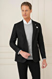 C 689 Slim Fit Siyah Spor Ceket