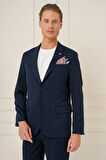 C 691 Slim Fit Lacivert Spor Ceket