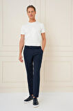 P 1164 Slim Fit Lacivert Klasik Pantolon