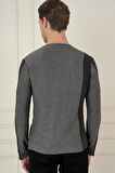 TR 871 Slim Fit Antrasit Klasik Triko