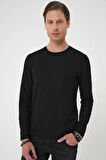 TS 887 Slim Fit Siyah T-Shirt