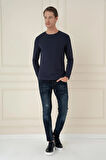 TS 887 Slim Fit Lacivert T-Shirt