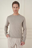 TR 875 Slim Fit Taş Klasik Triko