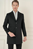 PLT 084 Siyah Klasik Palto