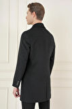 PLT 084 Siyah Klasik Palto